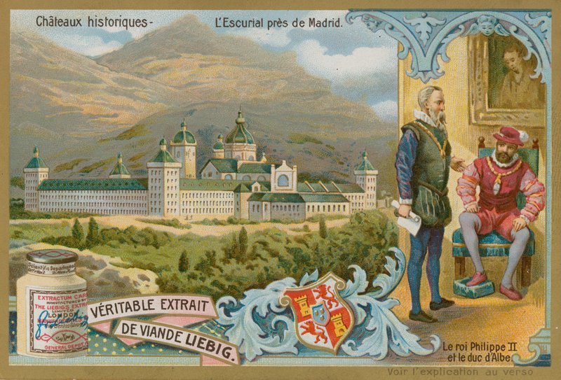 El Escorial قرب مدريد بواسطة المدرسة الأوروبية