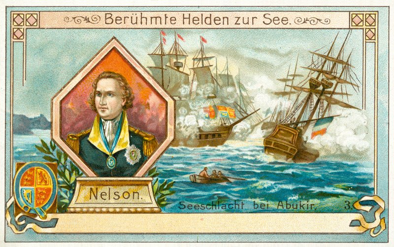 Horation Nelson, British admiral, and the Battle of the Nile بواسطة المدرسة الأوروبية