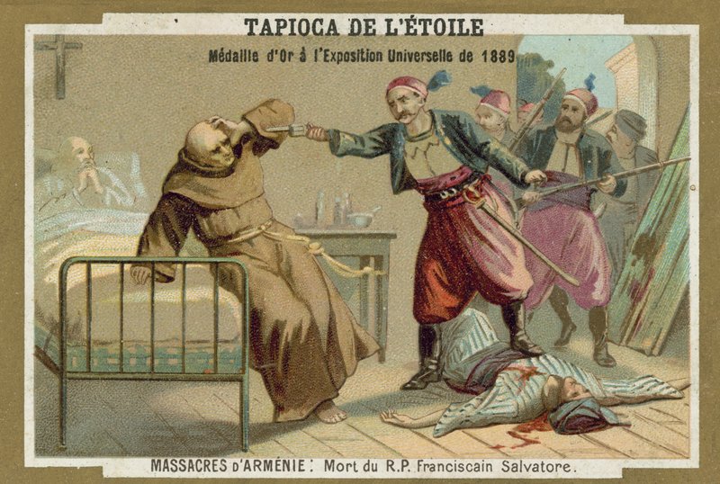 المذابح في أرمينيا: مقتل سلفاتوري ليلي ، أرمينيا ، 1895 بواسطة المدرسة الأوروبية