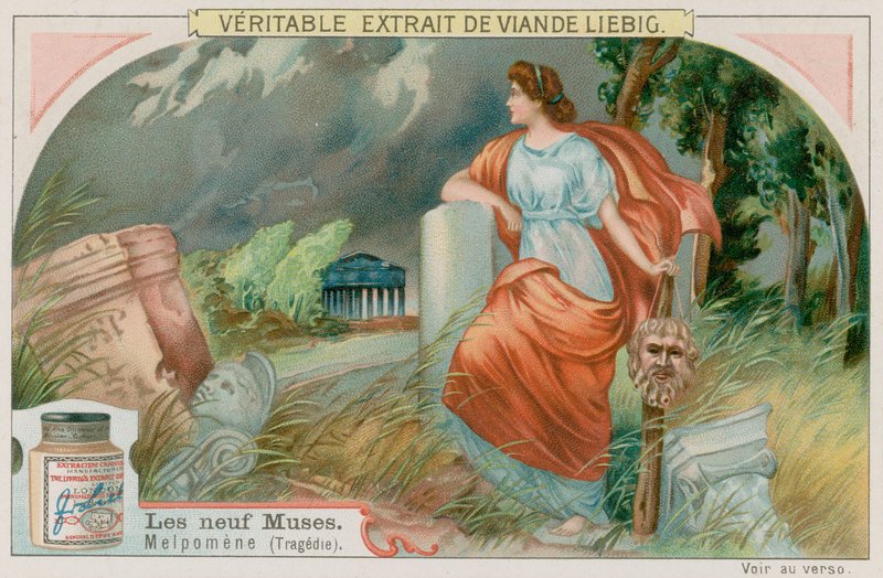Melpomene (مأساة) بواسطة المدرسة الأوروبية