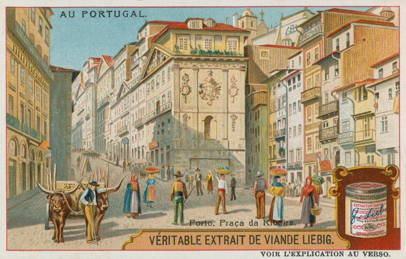Oporto ، Praca da Ribeira بواسطة المدرسة الأوروبية