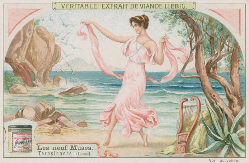 Terpsichore (رقص) بواسطة المدرسة الأوروبية