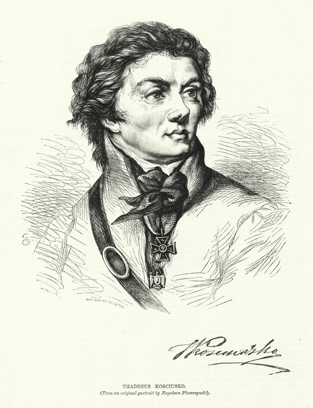 Thaddeus Kosciusko (engraving) بواسطة المدرسة الأوروبية