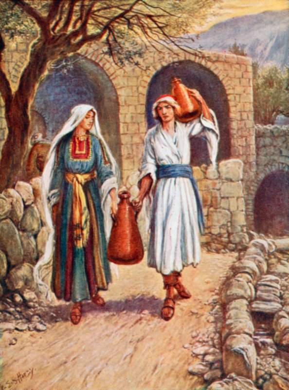 مساعدة والدته (لون litho) بواسطة إيفلين ستيوارت هاردي