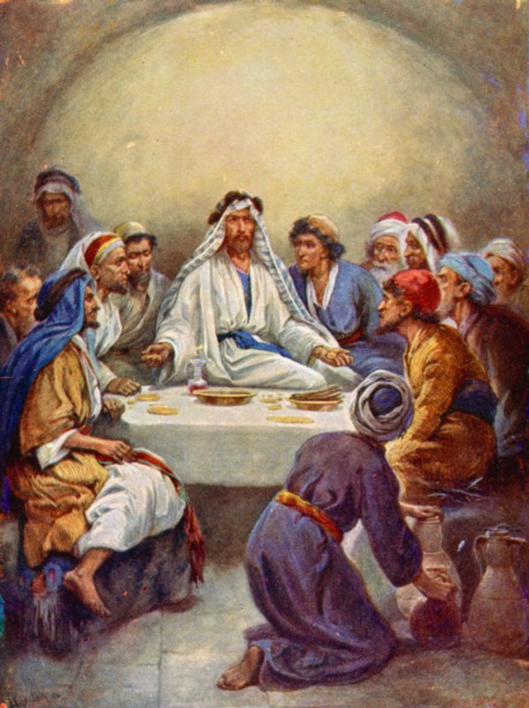 العشاء الأخير (لون الليثو) بواسطة إيفلين ستيوارت هاردي