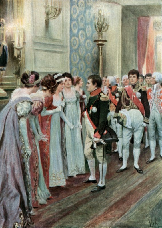 حفل استقبال في التويلري بواسطة Felicien baron de Myrbach Rheinfeld