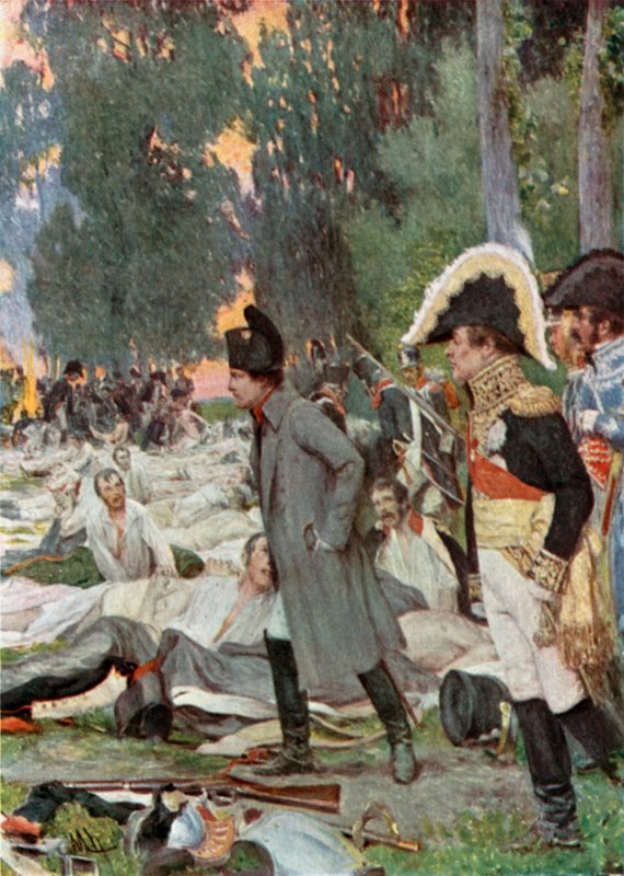 بعد Aspern بواسطة Felicien baron de Myrbach Rheinfeld