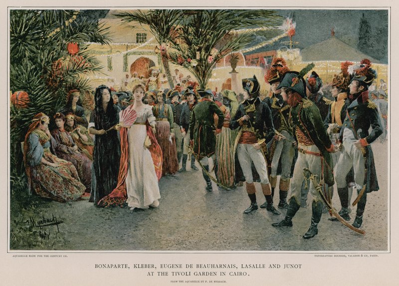 التجمع في تيفولي جاردن بالقاهرة بواسطة Felicien baron de Myrbach Rheinfeld