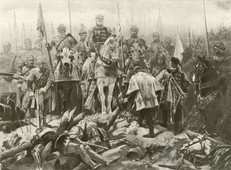 King Henry V. Act IV، Scene VII (الحفر) بواسطة فيليكس أوكتافيوس كار دارلي