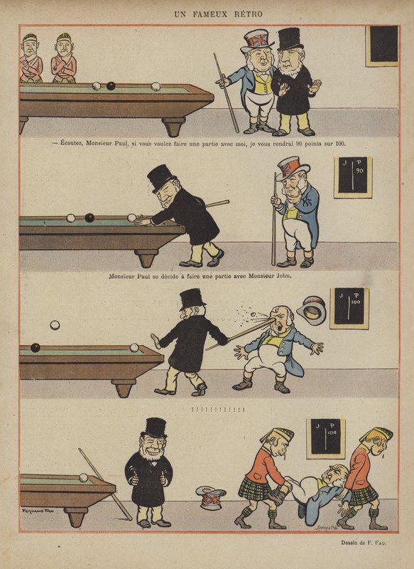 رسم توضيحي لـ Le Rire بواسطة فرناند فاو