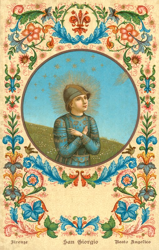 سانت جورج (كروموليثو) بواسطة فرا (بعد) أنجيليكو