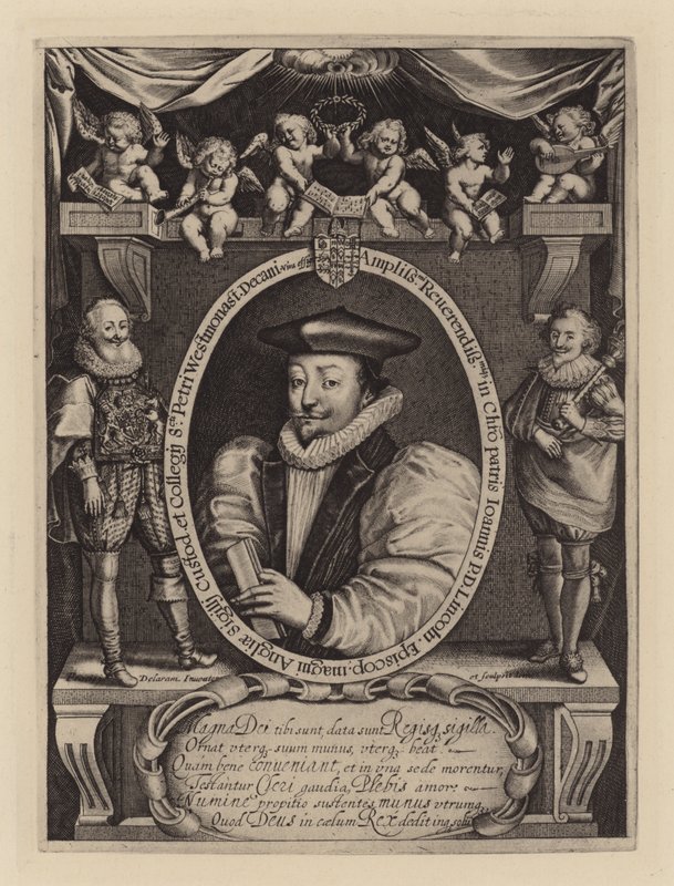 جون ويليامز ، أسقف لينكولن ، الذي أصبح لاحقًا رئيس أساقفة يورك ، c1621 (نقش) بواسطة فرانسيس (بعد) ديلارام