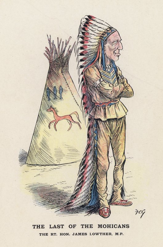 The Last of the Mohicans ، الرايت هون جيمس لوثر (لون ليثو) بواسطة فرانسيس كاروثرز جولد
