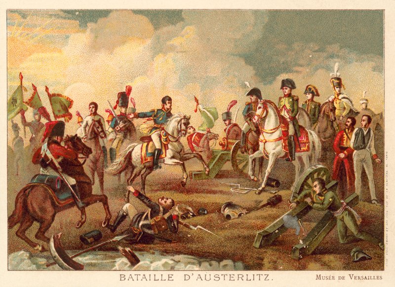 معركة أوسترليتز ، 1805 (كروموليثو) بواسطة فرانسوا باسكال سيمون جيرارد