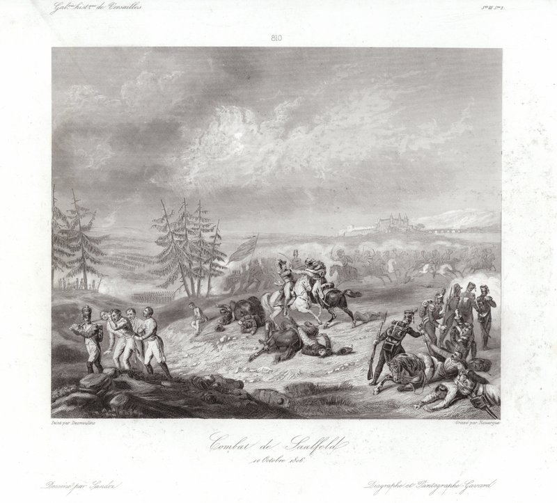 Combat de Saalfeld بواسطة فرانسوا أوجستين ديسمولينز