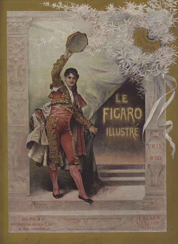غلاف لو فيغارو إيلوستري ، 1 ديسمبر 1887 بواسطة فرانسوا شومر