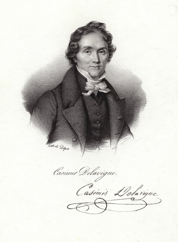 Casimir Delavigne بواسطة فرانسوا سيرافين ديلبك