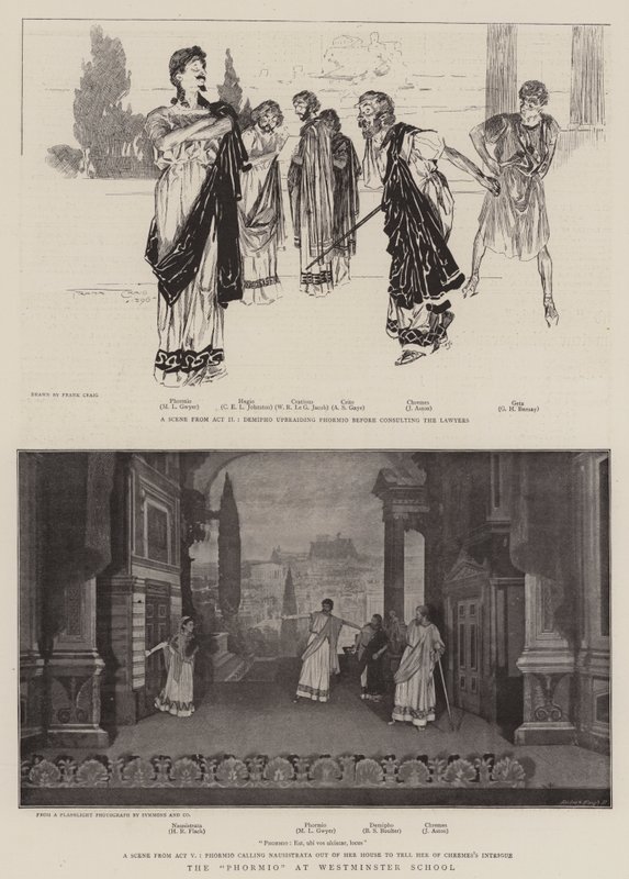 The Phormio في مدرسة وستمنستر بواسطة فرانك كريج