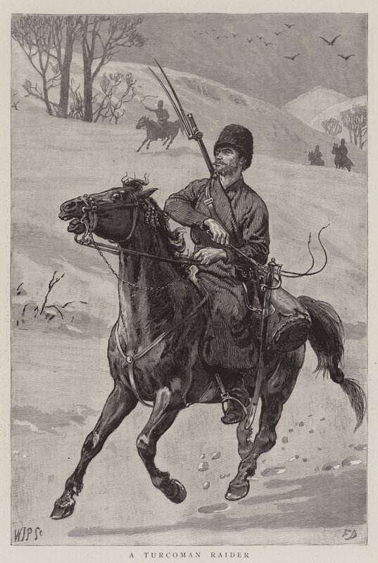 A Turcoman Raider بواسطة فرانك داد