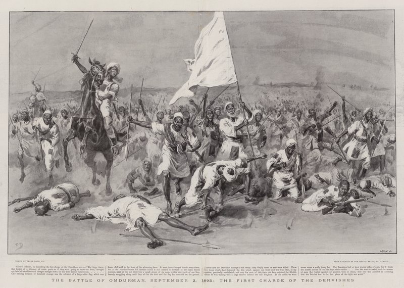 معركة أم درمان ، 2 سبتمبر 1898 ، المسؤول الأول عن الدراويش بواسطة فرانك داد