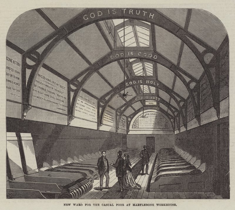 جناح جديد للفقراء غير الرسميين في Marylebone Workhouse بواسطة فرانك واتكينز