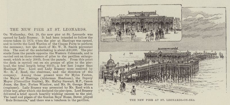 الرصيف الجديد في St Leonards-on-Sea بواسطة فرانك واتكينز
