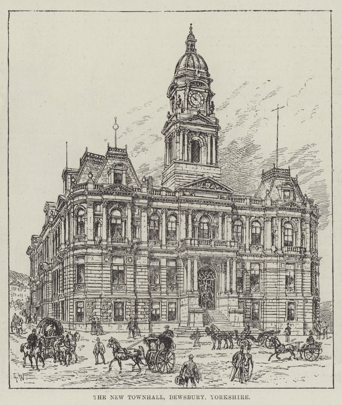The New Townhall ، Dewsbury ، يوركشاير بواسطة فرانك واتكينز