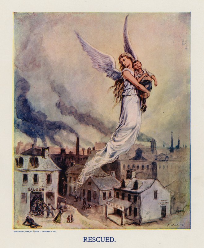 منقذة (طباعة حجرية ملونة) بواسطة فرانك بيرد