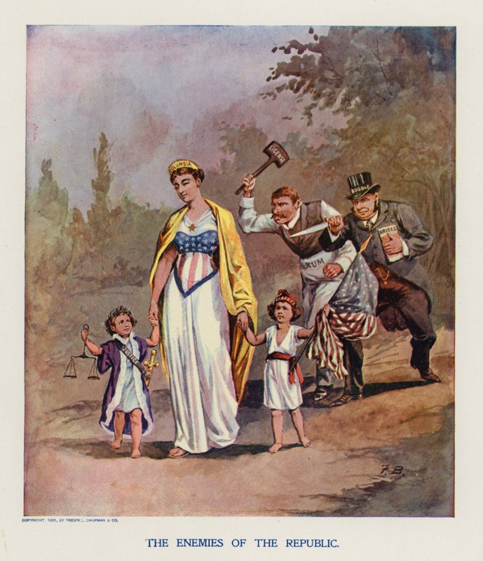 أعداء الجمهورية (ليثو ملون) بواسطة فرانك بيرد