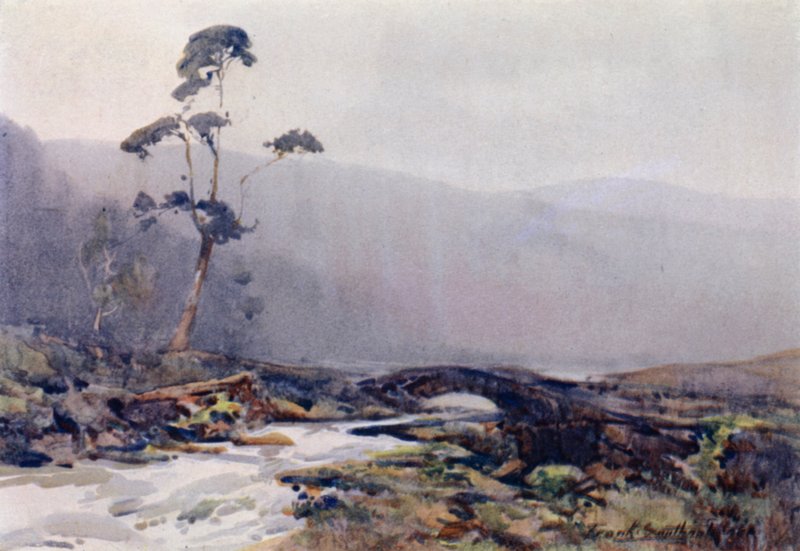 A Moorland Stream (colour litho) بواسطة فرانك ساوثجيت