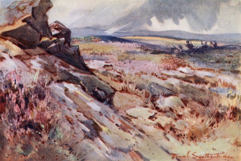 On the Roman Wall (colour litho) بواسطة فرانك ساوثجيت