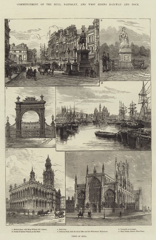 بدء تشغيل Hull و Barnsley و West Riding Railway and Dock بواسطة فرانك واتكينز