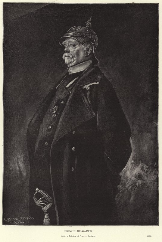 Otto von BIsmarck بواسطة فرانز سيراف فون لينباخ