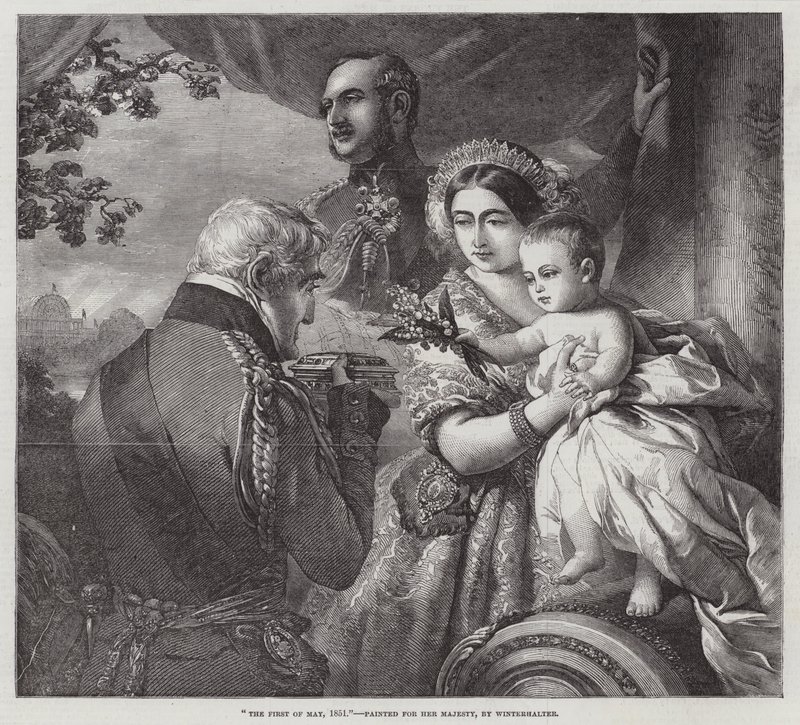 الأول من مايو 1851 مرسوم لجلالة الملكة بواسطة فرانز كزافييه وينترهالتر
