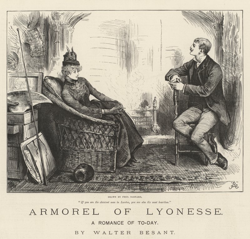 Armorel of Lyonesse ، A Romance of To-Day ، بقلم والتر بيسانت بواسطة فريدريك بارنارد