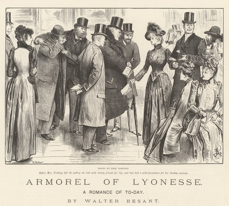 Armorel of Lyonesse ، A Romance of To-Day ، بقلم والتر بيسانت بواسطة فريدريك بارنارد