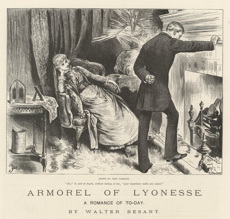 Armorel of Lyonesse ، A Romance of To-Day ، بقلم والتر بيسانت بواسطة فريدريك بارنارد