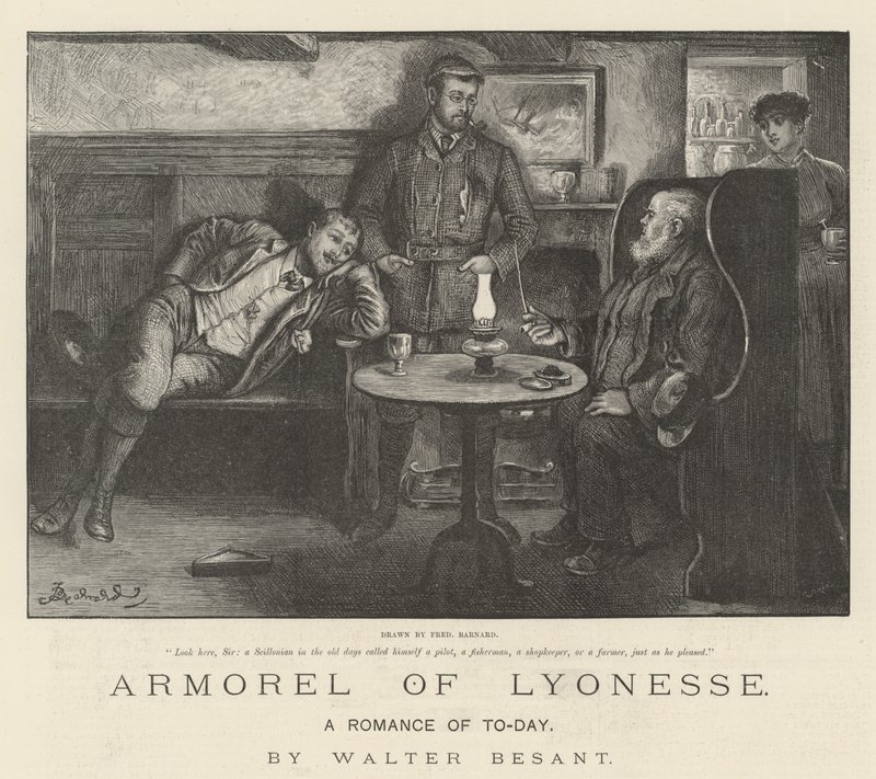 Armorel of Lyonesse ، A Romance of To-Day ، بقلم والتر بيسانت بواسطة فريدريك بارنارد
