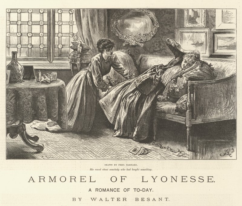 Armorel of Lyonesse ، A Romance of To-Day ، بقلم والتر بيسانت بواسطة فريدريك بارنارد