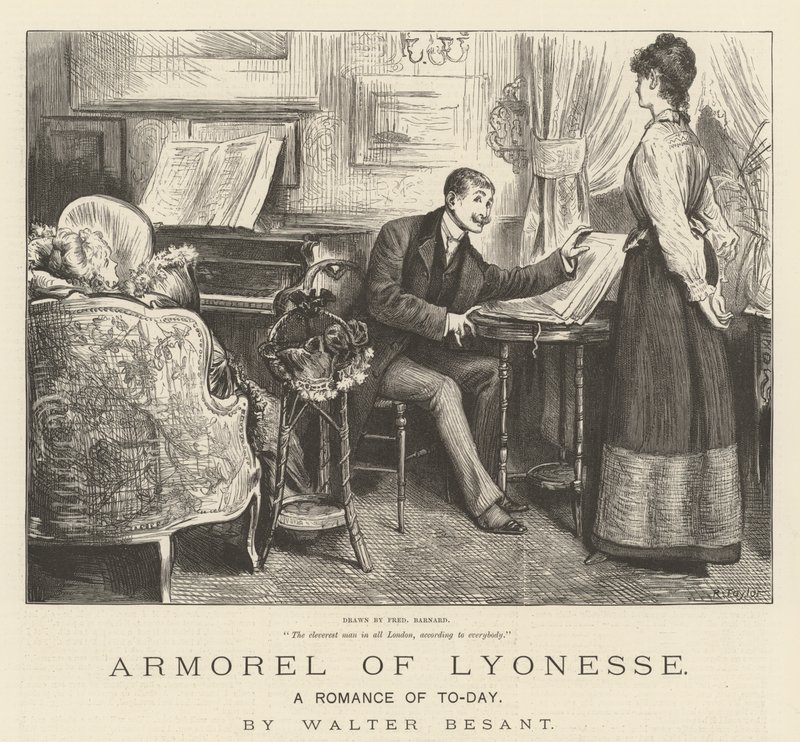 Armorel of Lyonesse ، A Romance of To-Day ، بقلم والتر بيسانت بواسطة فريدريك بارنارد