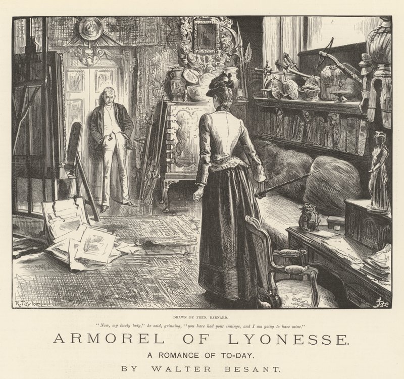 Armorel of Lyonesse ، A Romance of To-Day ، بقلم والتر بيسانت بواسطة فريدريك بارنارد