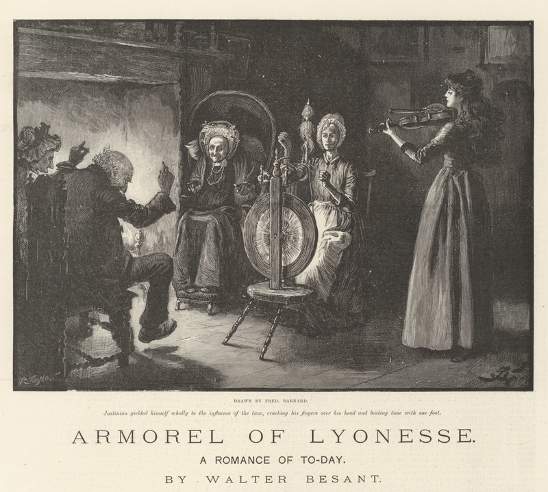 Armorel of Lyonesse ، A Romance of To-Day ، بقلم والتر بيسانت بواسطة فريدريك بارنارد