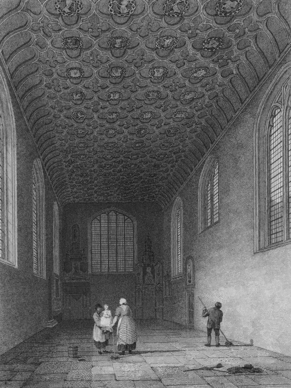 Interior of the Savoy Chapel, Westminster (engraving) بواسطة فريدريك (بعد) ناش