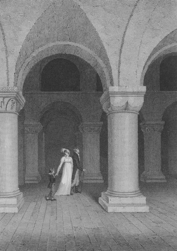 الكنيسة الصغيرة في البرج ، التي تسمى الآن مكتب التسجيل ، لندن (نقش) بواسطة فريدريك (بعد) ناش