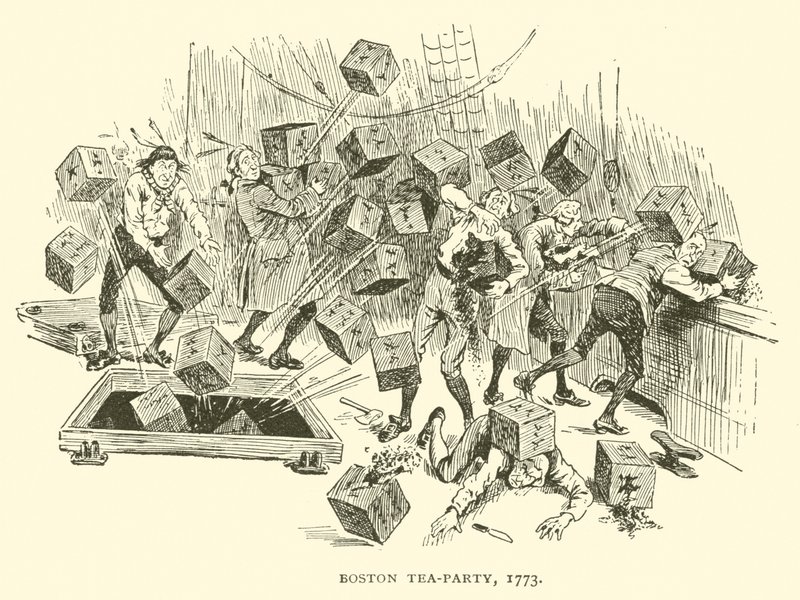 Boston Tea-Party ، 1773 بواسطة فريدريك بور أوبر