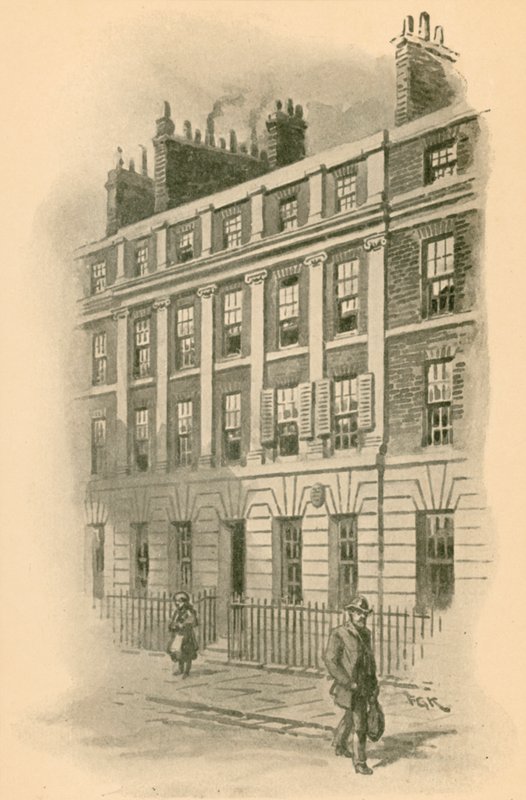 No 15 Furnival’s Inn، Holborn، London، Residence of Charles Dickens بواسطة فريدريك جورج كيتون