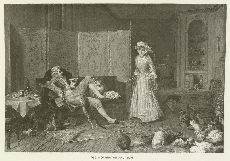 Peg Woffington and Rich بواسطة فريدريك سمولفيلد