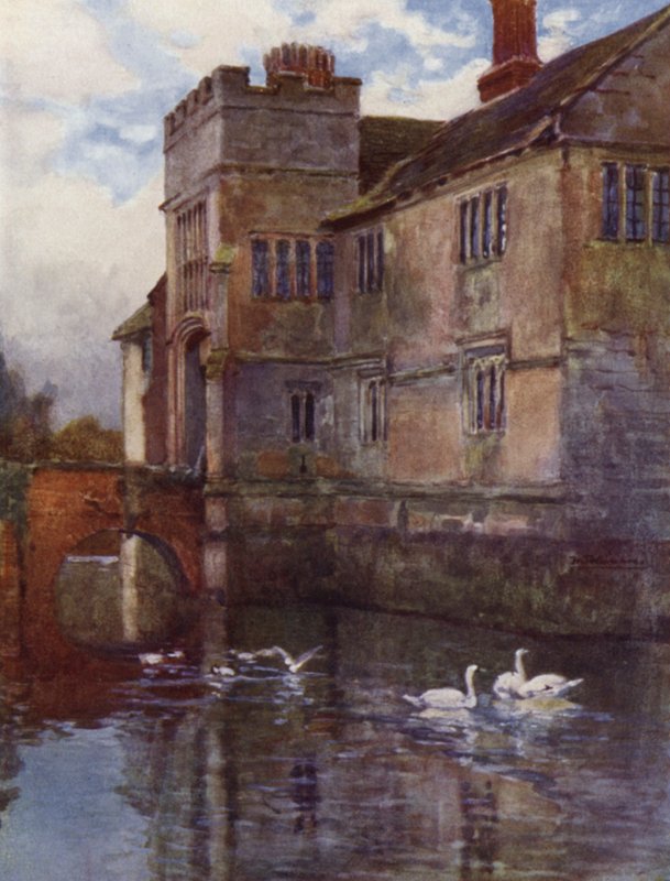 قاعة Baddesley Clinton بواسطة فريدريك وليام نيوتن وايتهيد