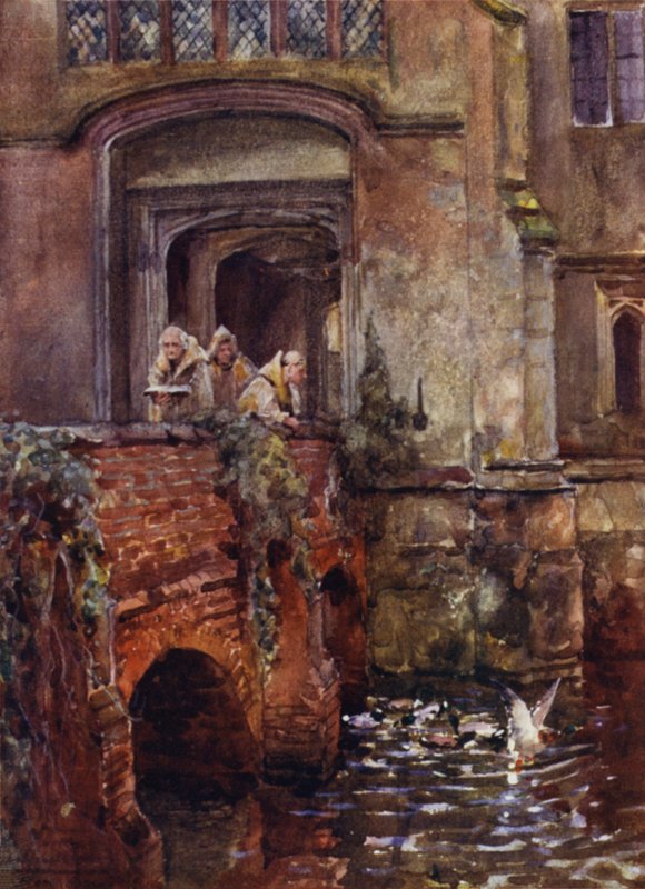 قاعة Baddesley Clinton بواسطة فريدريك وليام نيوتن وايتهيد