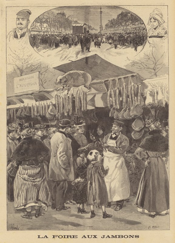 Ham fair  بواسطة المدرسة الفرنسية